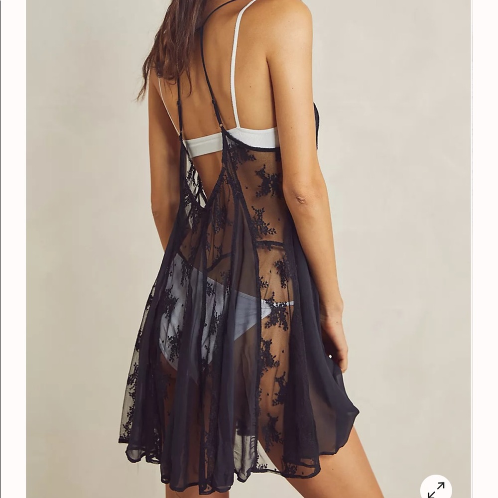 Free People Intimately Turquoise Slip - Picture 8 of 9